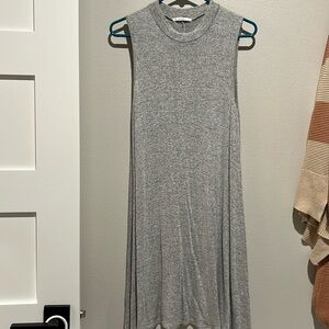 Gray comfortable dress